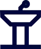 Lectern icon Lectern icon